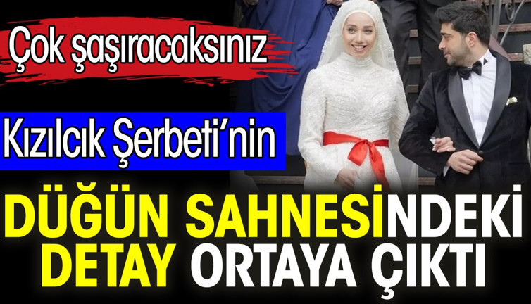Kızılcık Şerbeti'de Fatih ve Görkem'in düğün sahnesindeki detay ortaya çıktı. Çok şaşıracaksınız