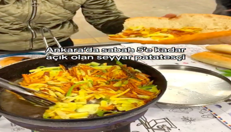 Seyyar patates satıcısı sosyal medyayı ikiye böldü 'Kaç rupiye satılıyor?'