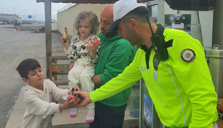 Erzincan'da bayram öncesi trafik denetimi