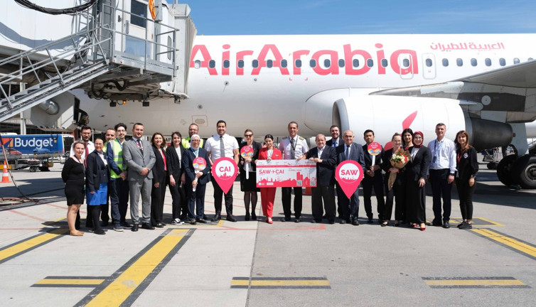 Sabiha Gökçen’den Air Arabia Egypt ile Kahire uçuşları başladı