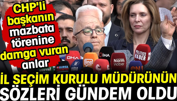 CHP'li başkanın mazbata töreninde damga vuran anlar! İl Seçim Kurulu Müdürünün sözleri gündem oldu