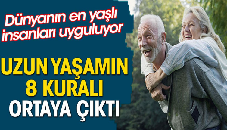 Uzun yaşamın 8 kuralı ortaya çıktı. Dünyanın en yaşlı insanları uyguluyor