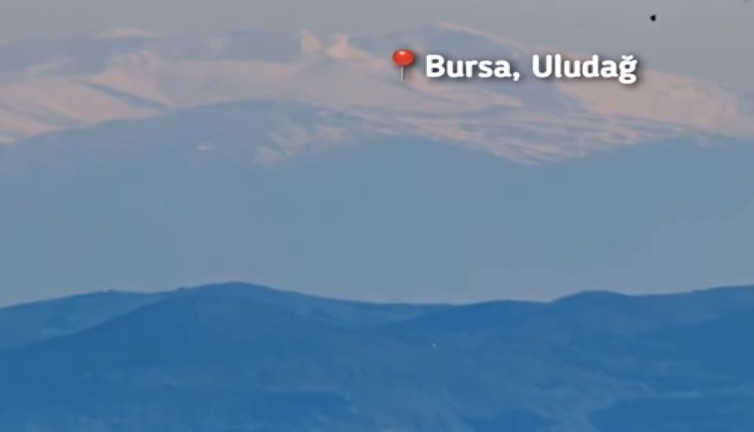 Hava kirliliği azaldı Uludağ göründü!