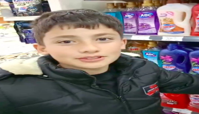 Markete giden çocuğun güldüren isteği 'Arap sabununu da götürsün'
