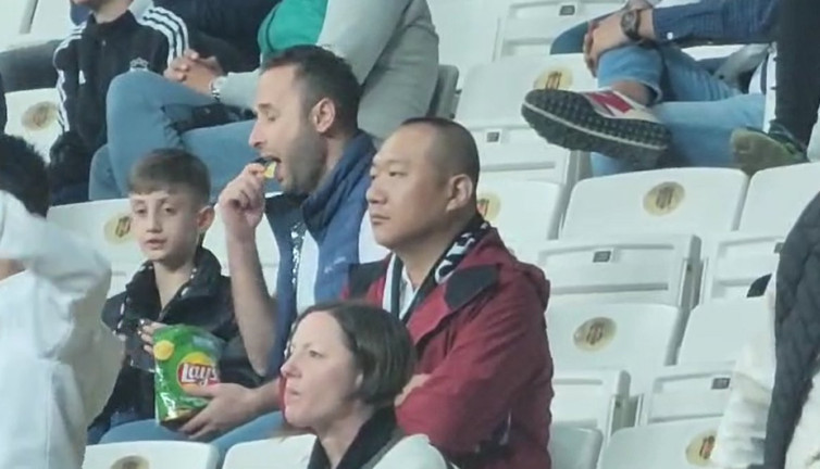 Beşiktaş için Kazakistan'dan geldi. Maçtaki tepkisi olay oldu