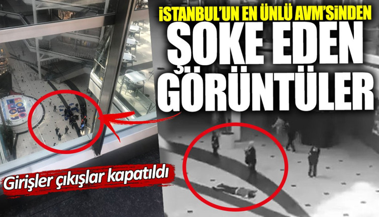 İstanbul’un en ünlü AVM’sinden şoke eden görüntüler! Girişler çıkışlar kapatıldı