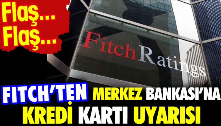 Flaş...Flaş...Fitch'ten Merkez Bankası'na kredi kartı uyarısı