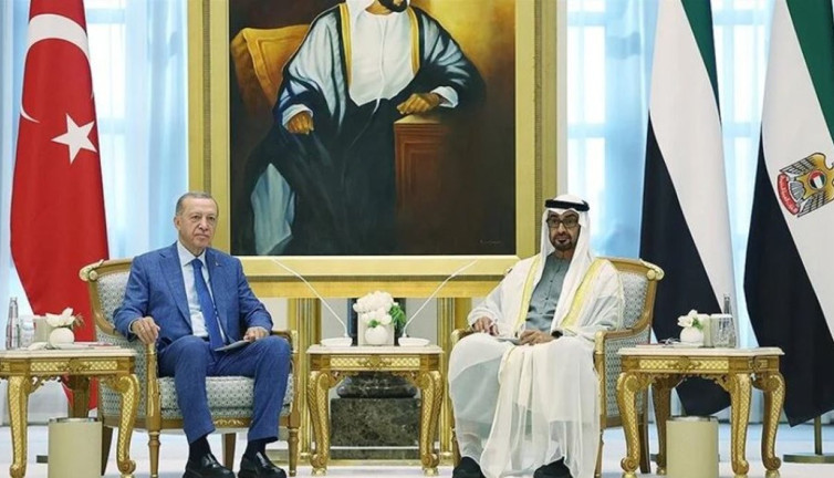 Erdoğan BAE Devlet Başkanı Al Nahyan ile görüştü