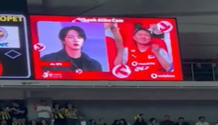 Voleybol maçının devre arasında yaşananlar güldürdü