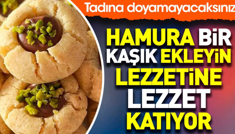 Hamura bir kaşık ekleyin lezzetine lezzet katıyor. Tadına doyamayacaksınız