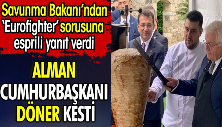 Alman Cumhurbaşkanı döner kesti. Savunma Bakanı’ndan ‘Eurofighter’ sorusuna esprili yanıt verdi