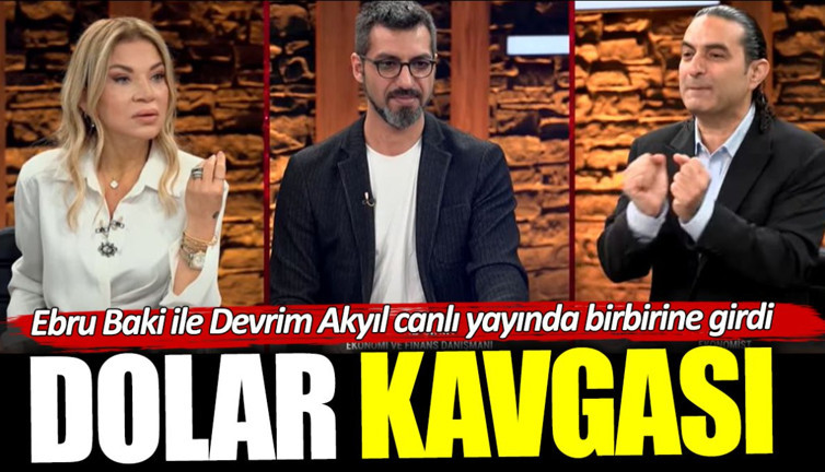 Dolar kavgası! Ebru Baki ile Devrim Akyıl canlı yayında birbirine girdi