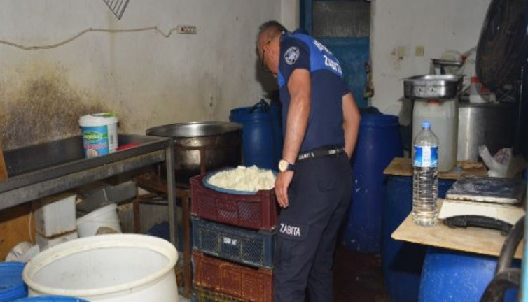 Sağlıksız peynirleri Sığınmacılar ürettiği Türkler yedi