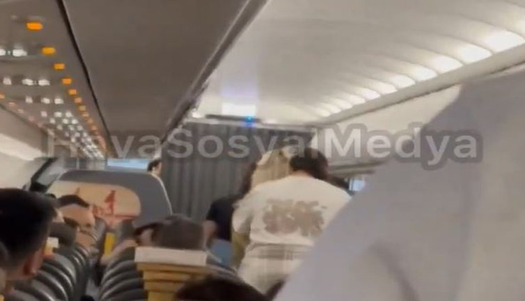 Pegasus uçağında sarhoş yolcu krizi