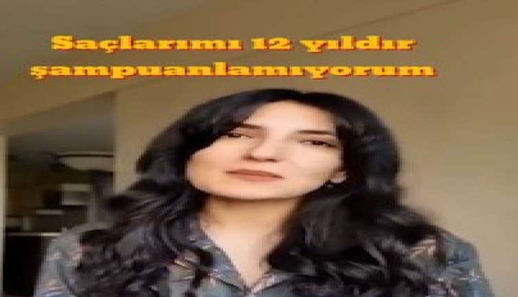 12 yıldır şampuan kullanmadığını itiraf etti