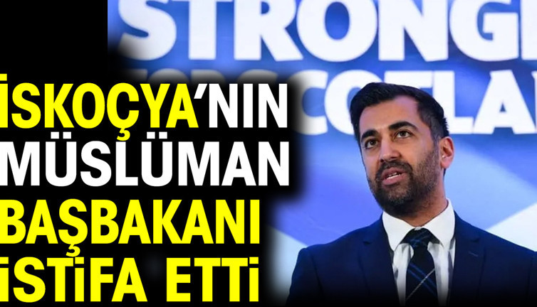 İskoçya'nın Müslüman Başbakanı istifa etti