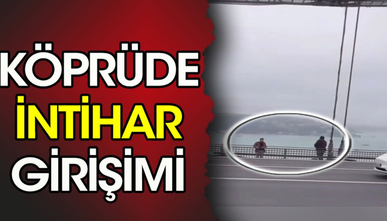 FSM Köprüsü'nde intihar girişimi