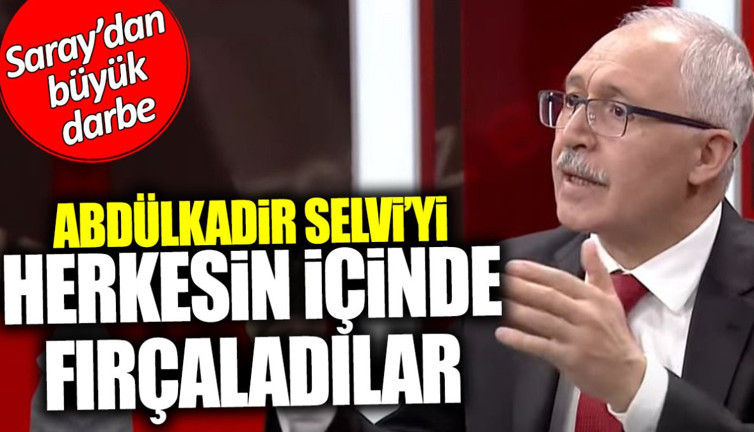 Abdülkadir Selvi'yi herkesin içinde fırçaladılar! Saray’dan büyük darbe