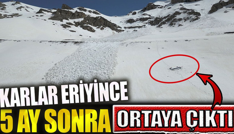 Van’da karlar eriyince 5 ay sonra ortaya çıktı