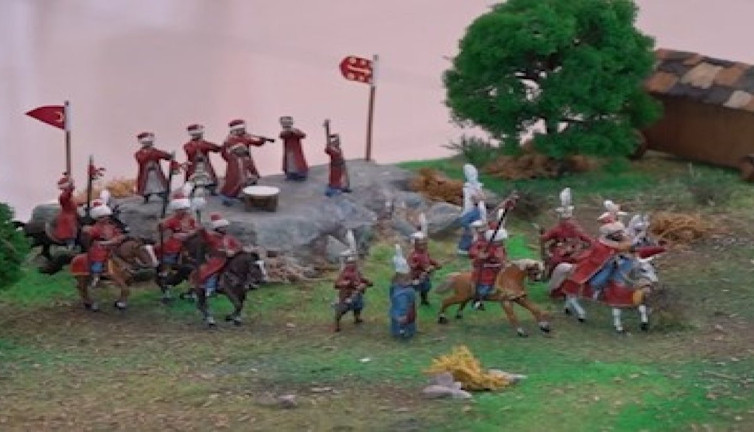 İstanbul'un fethini diorama çalışmasıyla canlandırdı