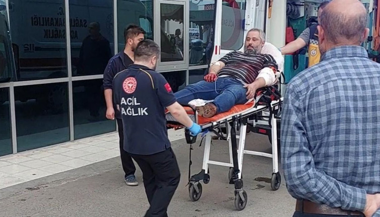 Bankadaki müşteri kavgası hastanede bitti