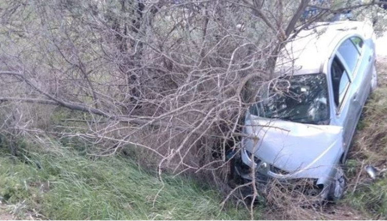 Otomobil ağaca çarptı! Sema öldü, Ceren yaralı