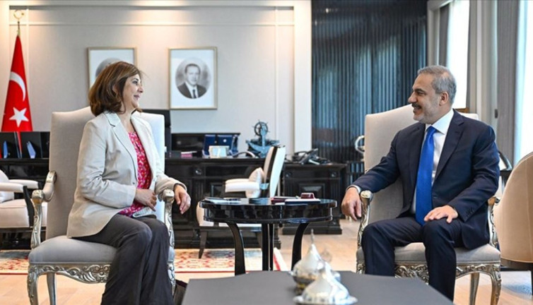 Fidan BM Genel Sekreteri Guterres'in Kıbrıs Şahsi Temsilcisi'ni kabul etti