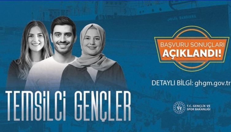 ‘Temsilci genç’ başvuru sonuçları açıklandı