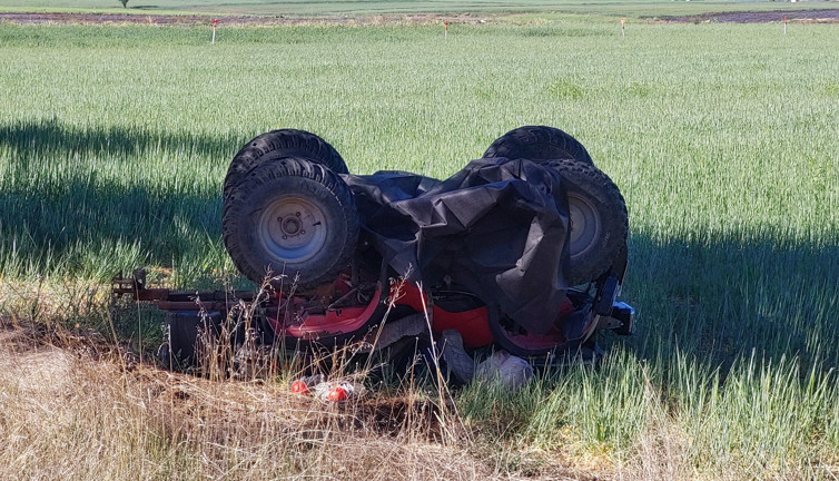 ATV'si devrilen yaşlı adam hayatını kaybetti