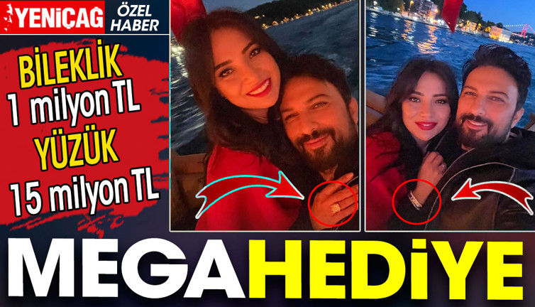 Tarkan'ın karısı gözümüze soktu. Bileklik 1 milyon TL yüzük 15 milyon TL! Megahediye