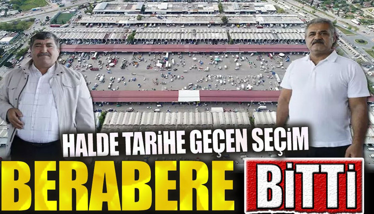 Halde tarihe geçen seçim! Berabere bitti