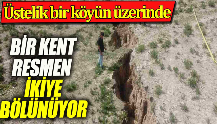 Bir kentimiz resmen ikiyi bölünüyor. Üstelik üzerinde bir köy var