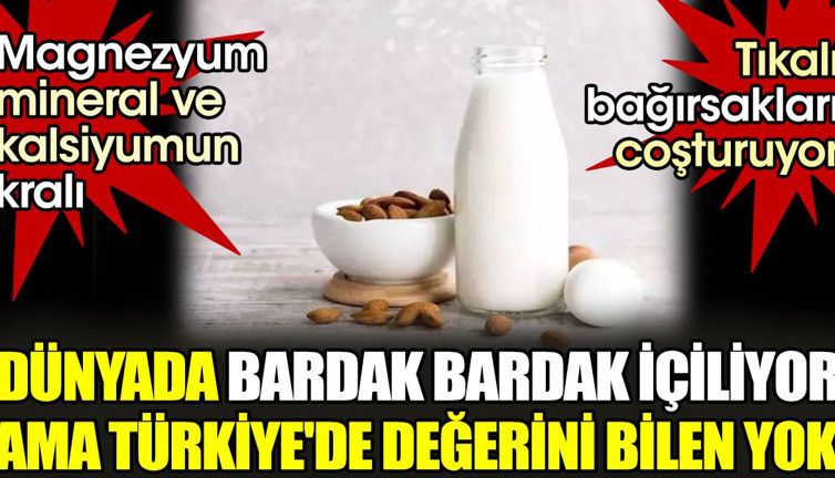 Dünyada bardak bardak içiliyor ama Türkiye'de değerini bilen yok