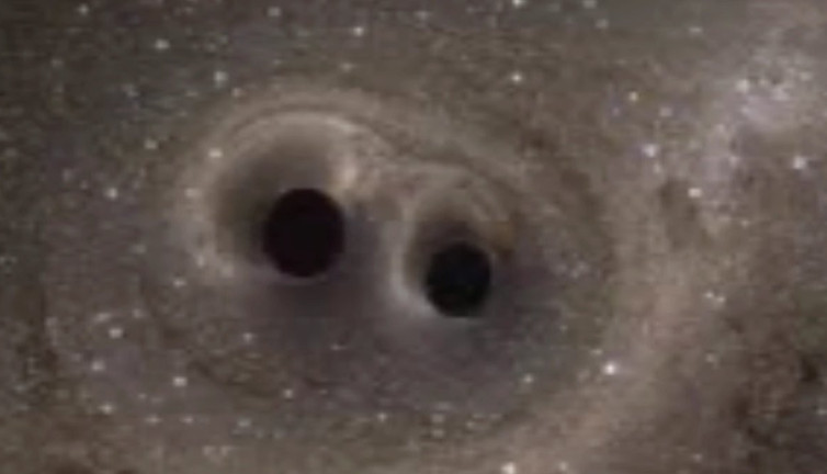 İki büyük kara deliğin birleştiği keşfedildi