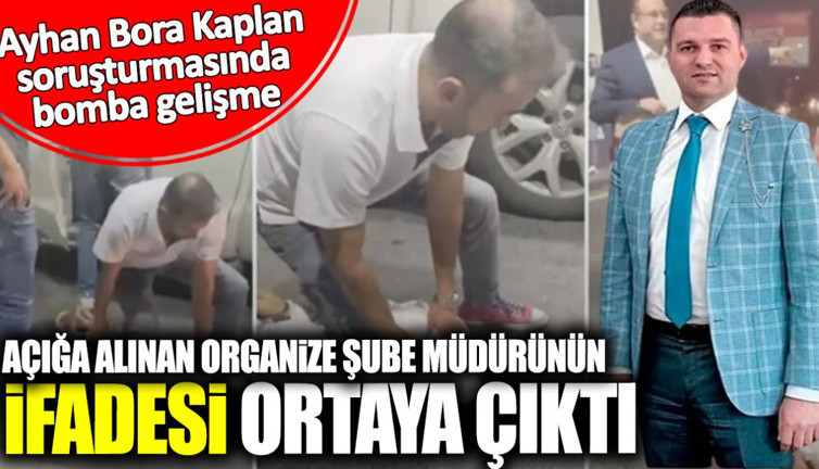 Açığa alınan Organize’nin Müdürü Kerem Öner’in ifadesi ortaya çıktı