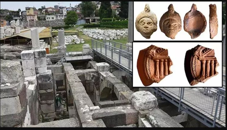 Antik kentte bulundu. 5'inci obje Ra'nın gözü figürü. Tanrıyı ifade ediyor