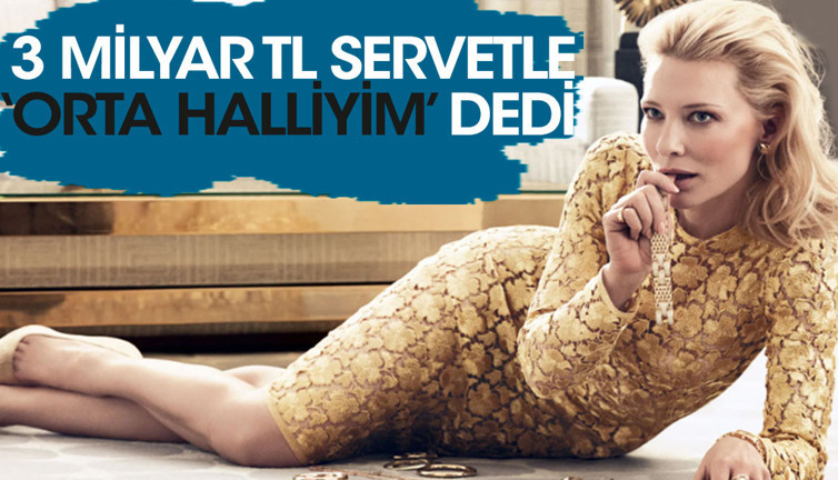 Cate Blanchett'tan 'orta halli' gafı