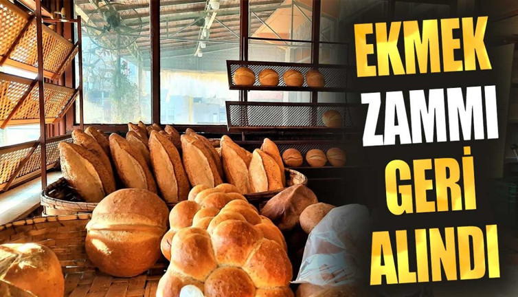 Ekmek zammı geri alındı