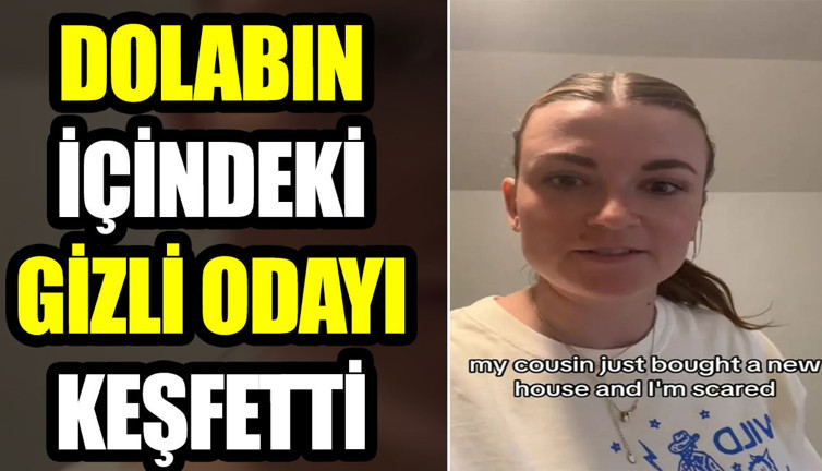 Dolabın içindeki gizli odayı keşfetti