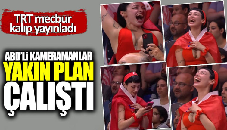 TRT'nin mecbur kalıp yayınladığı görüntüler