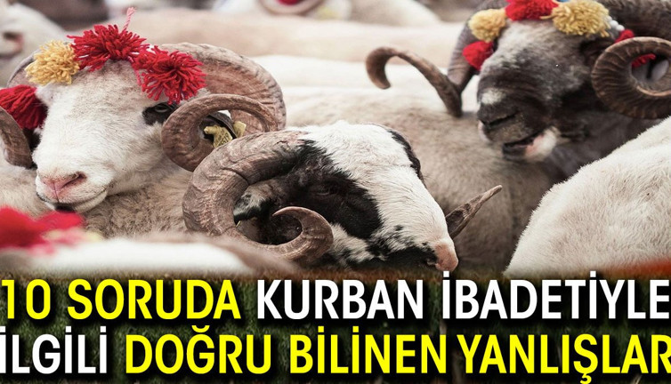 Kurban ibadetiyle ilgili doğru bilinen yanlışlar