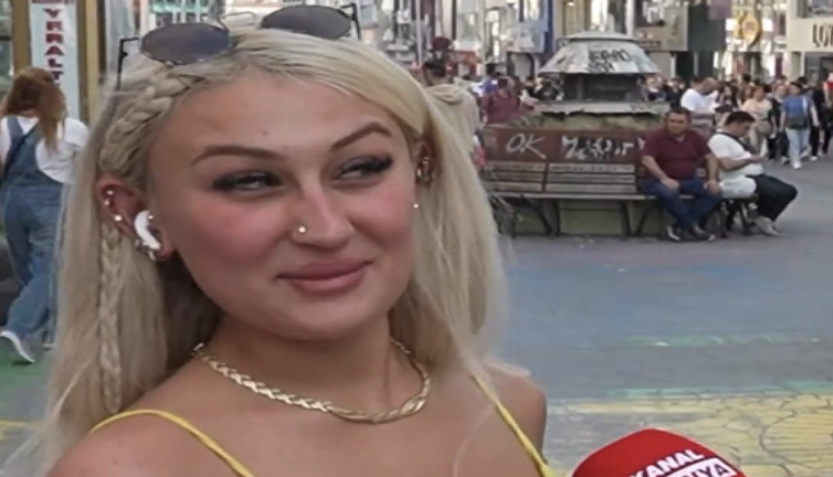 Sokak röportajında konuşan kadın gündem oldu: "Yeryüzündeki şeytan benim"