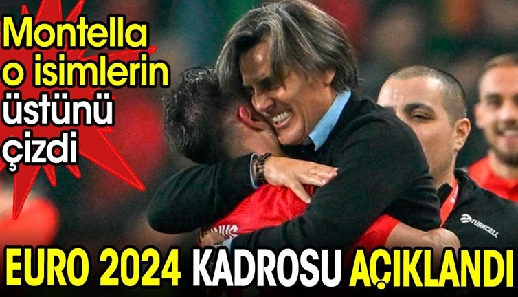 A Milli Takım'ın EURO 2024 kadrosu açıklandı. Montella herkesi şaşırttı