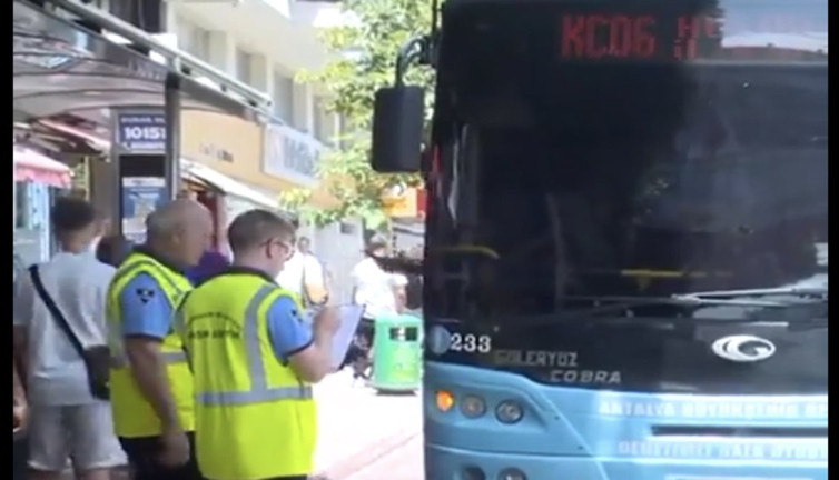 Antalya'da klimasız otobüslere ceza: Arızalı araçlar sefer dışı bırakıldı
