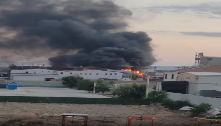 Geri dönüşüm fabrikasında yangın (10 Haziran 2024)