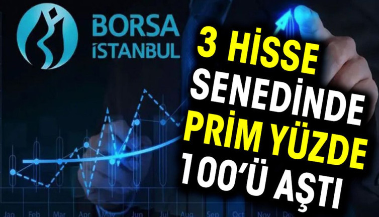 3 hisse senedinde prim yüzde 100’ü aştı