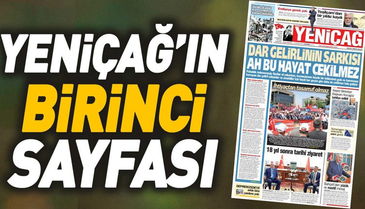 Yeniçağ Gazetesi'nin 1. sayfası (12 Haziran 2024)