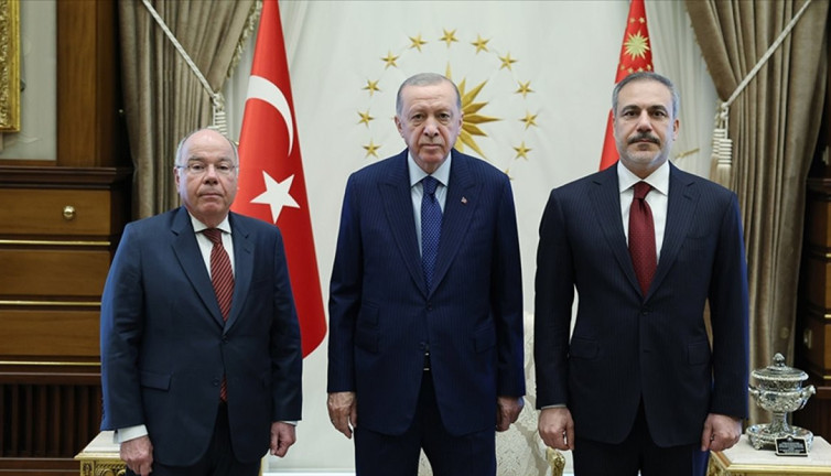 Erdoğan Brezilya Dışişleri Bakanı Vieira'yı kabul etti