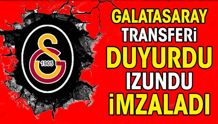 Galatasaray transferi açıkladı. Izundu imzayı attı
