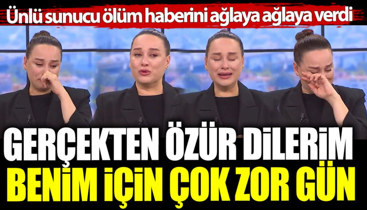 Ünlü sunucu Nur Viral ağlaya ağlaya ölüm haberi verdi: Özür dilerim benim için çok zor gün